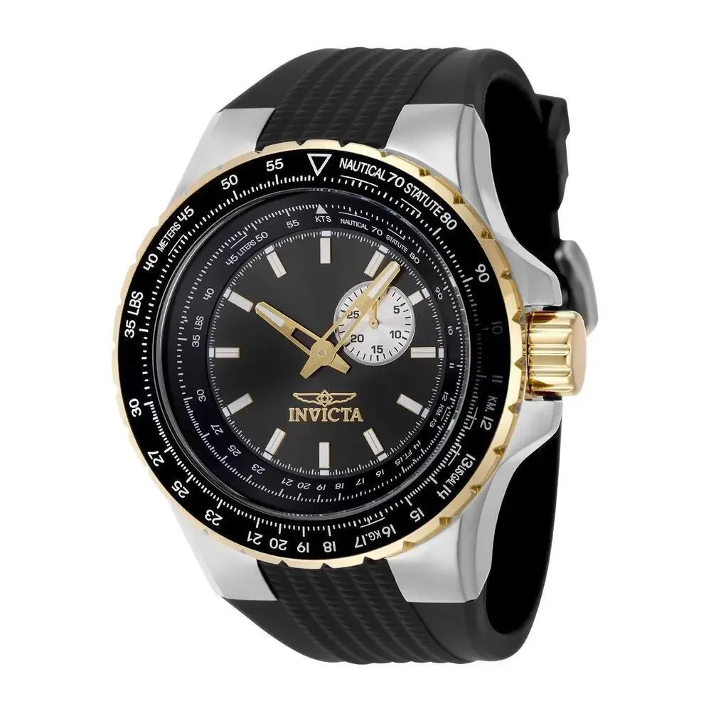 NWT Invicta 49718 Aviator | Quartz | Gunmetal | Men's Watch